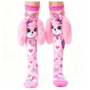 Kids <b>Knee</b> <b>High</b> Cartoon Socks Plush Ear Fun Crew Socks Soft Breathable Toddler Girl Casual Wear - Product Image 2