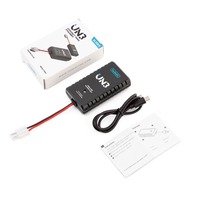 Cargador de Baterías ToolkitRC UN3 4-8S USB-C NiMh U3 2-3S LiPo 2A 25W con Puerto de Balanceo y Carga Directa para Piezas de Aviones RC y Drones FPV