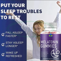 Ausreson Halal Chine - Vente en gros - Gommes à la mélatonine Complément alimentaire Sommeil Sans sucre Gommes pour enfants 10mg 20mg Gommes à la mélatonine