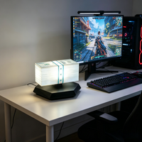 Lampe de table LED créative en forme de billet de banque flottant à lévitation magnétique, veilleuse design billet de dollar, décoration de bureau et de maison, cadeau