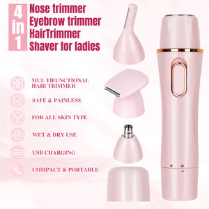 Depiladora Corporal 4 en 1 HQ Mixed Proc Discount, Depiladora Eléctrica Indolora para Mujer, Recortadora, Afeitadora Eléctrica Portátil - Product Image 4