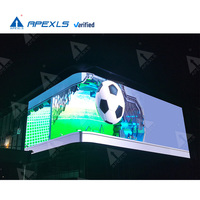 Dış Mekan Tam Renkli 3D P4 P6.67 P8 P10 Piksel Yüksek Parlaklıklı Smd Led Ekran Panelleri Modüler Harici Led Ekran Reklam İçin
