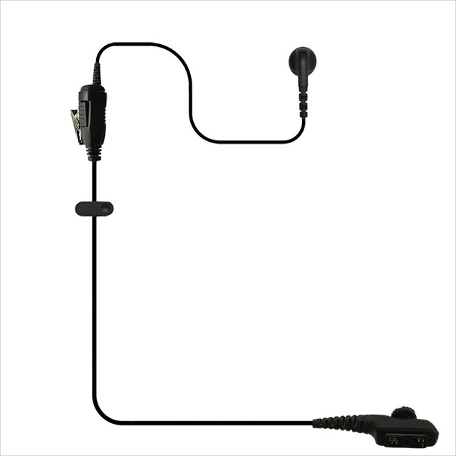 Earbud Type Headset with In-line PTT Button,Small Earpiece Headphones Wire for EADS AIRBUS THR9 TH9 Radios