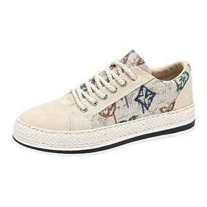 Men's shoes - Summer breathable, versatile and casual slip-on soft-soled height-increasing canvas shoes <b>for</b> men - Product Image 5