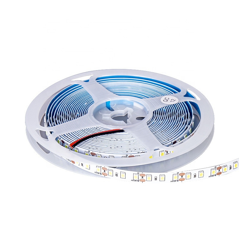 Daya Tinggi Tahan Air Ip65 Smd 12V 24V 5Mm 8Mm Lebar 2835 60 Leds 120 240 Leds Led Strip Lampu untuk Ruangan Rgb Strip Cahaya Smd2835