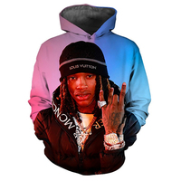 Sweat-shirt imprimé Star King Von pour homme, pull-over décontracté avec impression 3D, haute qualité, OEM