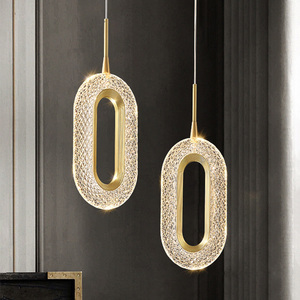 Lampade a sospensione a LED nordiche illuminazione per interni lampada a sospensione per tavoli da pranzo per la casa soggiorno scale moderna decorazione lussuosa - Product Image 2