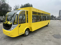 Bus de tourisme électrique 23 places à portes ouvrantes pour stations balnéaires et sites touristiques – Couleurs personnalisables disponibles