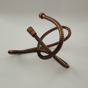 Modern Design Luxury <strong>Red</strong> Bronze Flexible Stainless Steel Bathroom <strong>Bidet</strong> Plumbing Shower Rain Water Hose Tube - Product Image 6