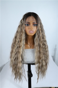 ผมสังเคราะห์แบบใส 13x6 HD สำหรับติดหน้าผากแบบลูกไม้  ขนาด 30 นิ้ว  ลอนน้ำ  ยาว  หลายสี  ทนความร้อนสูง - Product Image 3