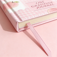 Carnet à couverture rigide en cuir PU de qualité supérieure, mignon, avec logo personnalisé imprimé et pages en papier épais pour le bureau et l'école