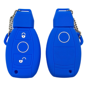 Silicone chìa khóa xe trường hợp đối với <span class=keywords><strong>Mercedes</strong></span>-Benz GLA-Class & glk300 điều khiển từ xa <span class=keywords><strong>2</strong></span>-nút chìa khóa xe Bìa món quà mới lạ - Product Image 3