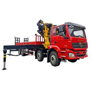 Grue à flèche articulée 28 tonnes montée sur camion, grue à bras pliant montée sur camion 8x4 avec échelle arrière à vendre - Product Image 4