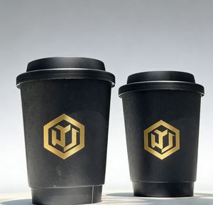 <b>Disposable</b> Double Wall Drink Custom Logo Accept 8/12/16/20Oz Paper for Coffee <b>Cup</b> and Hot Drinks - Product Image 2