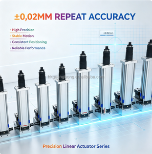Actuador de Cilindro Lineal Neumático de Alta Precisión con Componentes de Motor para Automatización Industrial - Product Image 6