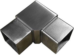 Connettore per Corrimano Quadrato in Acciaio Inox, Gomito per Tubo Quadrato da 40mm - Product Image 4