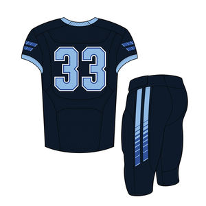 Uniforme de Fútbol Americano de Poliéster de Alta Calidad con Tela Transpirable, Costuras Resistentes y Ajuste Flexible para Unisex - Product Image 1