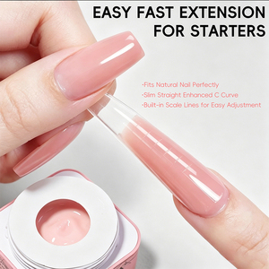 KLANA Sandwich Dual Form <b>Nail</b> Tips 280PCS/Box Fast Sculpting Almond Dual Forms Dual-side Clamping Design Square Sandwich Mold - Product Image 4