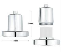 Pommeau de douche filtrant 6 pouces à marque privée avec filtre KDF, filtre à eau dure KDF, charbon de sulfite de calcium, élimination de la chlore