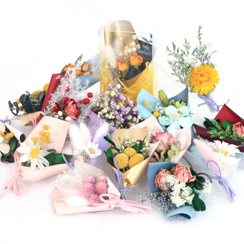 Dried Mini Flower Bouquet Mixed Floral