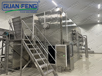 GLZ-6 Iqf Automatische Bevroren Verwerkingslijn Groente Fruit Zeevruchten Vlees Vriezer 6000 Kg/u Snelle Bevriezing Voor Garnalen
