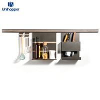Étagère de rangement murale de cuisine, grand support pour bouteilles, installation facile, de haute qualité, vente en gros,