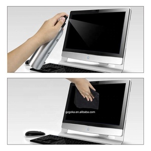 Vaporisateur logo imprimé téléviseurs ordinateurs lcd <span class=keywords><strong>nettoyeur</strong></span> <span class=keywords><strong>d</strong></span>'écran avec chiffon en microfibre 2in1 kit de nettoyage - Product Image 4