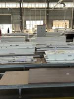 Panneau mural décoratif en PVC à l'aspect pierre naturelle, feuille de marbre UV, pour hôtels et villas, avec solutions de conception graphique et de modèles 3D
