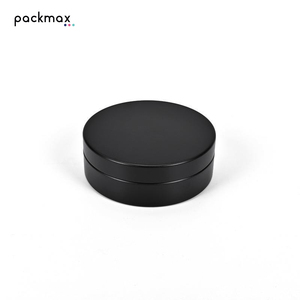 100g Small Straight Snap Aluminum Tin with Separated Lid - <b>Round</b> Metal <b>Box</b> for Jewelry Cream Storage In Stock Wholesale - Product Image 3