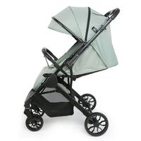 Poussette réversible pliable en un clic pour bébé et poussette pour tout-petits avec grand auvent Poussette de voyage compacte et légère pour avion
