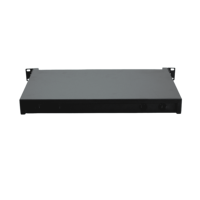Untuk Kotak Terminal Serat Optik Teleskopik 24 Port 48 Core LC/OM2 Peralatan Panel Patch Kabel Sambungan