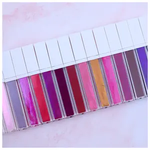 Özel etiket makyaj dudak parlatıcısı Pigment özel etiket pırıltılı Glitter parlak su geçirmez Lipgloss