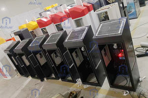 Barrière de stationnement de véhicule automatique à énergie <span class=keywords><strong>solaire</strong></span> Barrière de clôture électrique pliante à flèche motorisée pour parking - Product Image 5