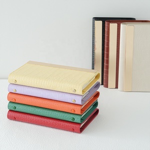 Vente en gros de cartable à anneaux en cuir PU pour budget, design <span class=keywords><strong>original</strong></span>, enveloppe pour monnaie, planificateur de journal - Product Image 3