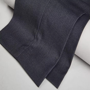 Tenue de travail bancaire pour hommes, ensemble deux pièces, style britannique, coupe ajustée, tenue professionnelle formelle, costume gris décontracté, uniforme - Product Image 6