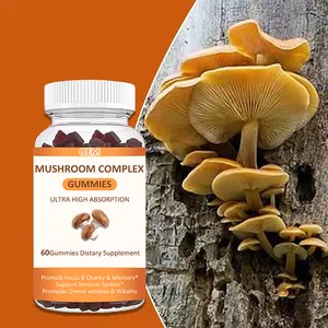 Free Sample Mushroom Gummies Fatigue & Stress Relief Immune Health Brain Supplement