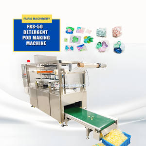 Handmatige Automatische Gel Vloeibare Pods Kraal <span class=keywords><strong>Capsule</strong></span> Pva Wateroplosbare Film Machine Voor Het Verpakken Van Wasmiddel Vloeibaar Poeder - Product Image 5