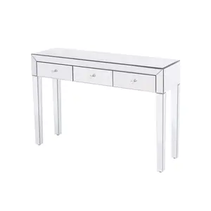 Mesa De Console Mesa De Vestir Espelhado De Luxo