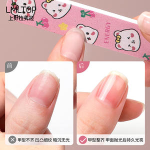Lima de uñas de dibujos animados LMLTOP, grano 180, doble cara, reutilizable, herramienta para pulir uñas para mujeres y niñas - Product Image 2