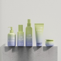 Contenants cosmétiques en plastique HDPE personnalisés de 50 ml/100 ml/150 ml avec pulvérisateur à pompe pour huiles essentielles, perruques, shampooing et gel douche