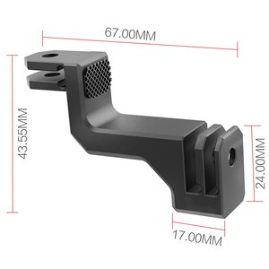 Logotipo/Empaque Personalizado Disponible: Soporte de Aluminio para Cámara de Casco, Adaptador de Extensión Vertical para GoPro Hero 14 13 Insta360 DJI Action - Product Image 6