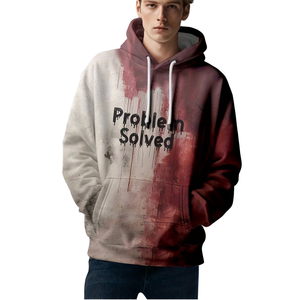 เสื้อฮู้ดดี้ผู้ชายแบบขายส่งสั่งทำพิเศษ ผ้าฝ้ายฟลีซเนื้อนุ่ม ระบายอากาศได้ดี พิมพ์ลาย 3 มิติ สำหรับฤดูหนาว แบรนด์ ommiz - Product Image 4