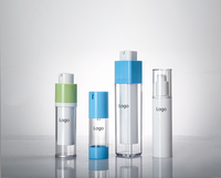 Écologique 80ML 100ML 120ML 150ML PP rechargeable crème solaire soins de la peau nettoyant pour le corps pour Essence Lotion pompe sans air vide soins de la peau