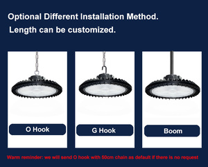 AC220-240V AC100-277V nhôm Highbay đèn 3 Công suất chuyển đổi 100W 150W 200W 240W UFO cao bay ánh sáng kho sử dụng trong nhà - Product Image 2