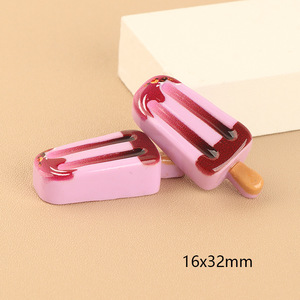 Wholesale <b>Artificial</b> <b>fruit</b> ice cream cartoon handmade DIY cream glue accessories resin gadgets accessories hairpin wholesale - Product Image 4