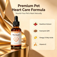 Cairan Oral Perawatan Jantung Hewan Peliharaan CoQ10 Ekstrak Hawthorn Tetes Pendukung Kardiovaskular untuk Anjing dan Kucing Senior