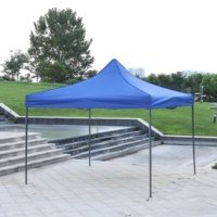 Promotion : Tente pliante pop-up portable 3x3 en tissu Oxford imperméable pour événements, auvent d'extérieur