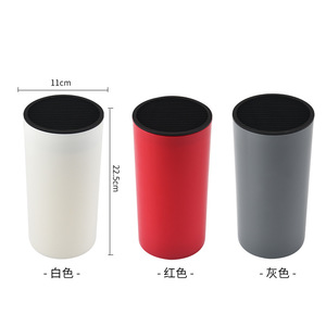 Porte-couteaux style nordique minimaliste, bloc à couteaux en plastique ABS, support de rangement multifonctionnel pour l'organisation des couteaux - Product Image 3