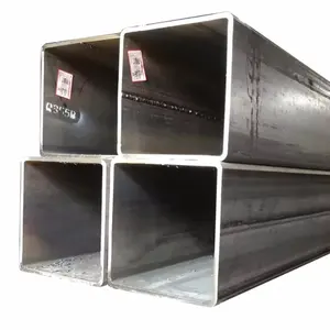 诚实的供应商ASTM A500 B级MS RHS 2 "x2" x1/4 "黑色方形钢管80x80ms焊接方形黑色碳钢管