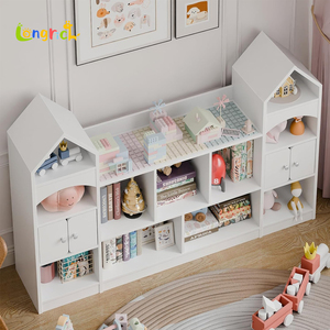 Étagère à livres pour enfants en forme de château, organisateur de rangement pour jouets, bibliothèque pour enfants, vitrine, armoire de rangement multifonctionnelle - Product Image 5